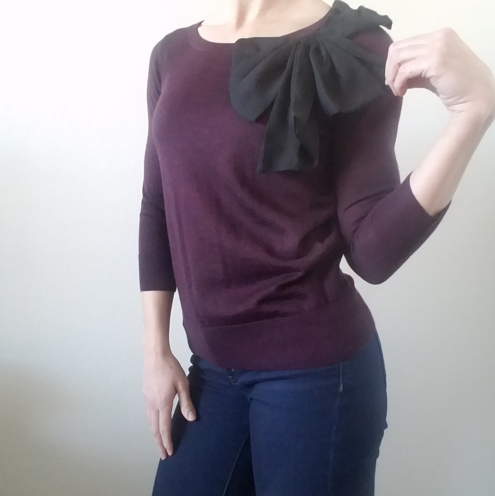 Loft Bow Shoulder Sweater